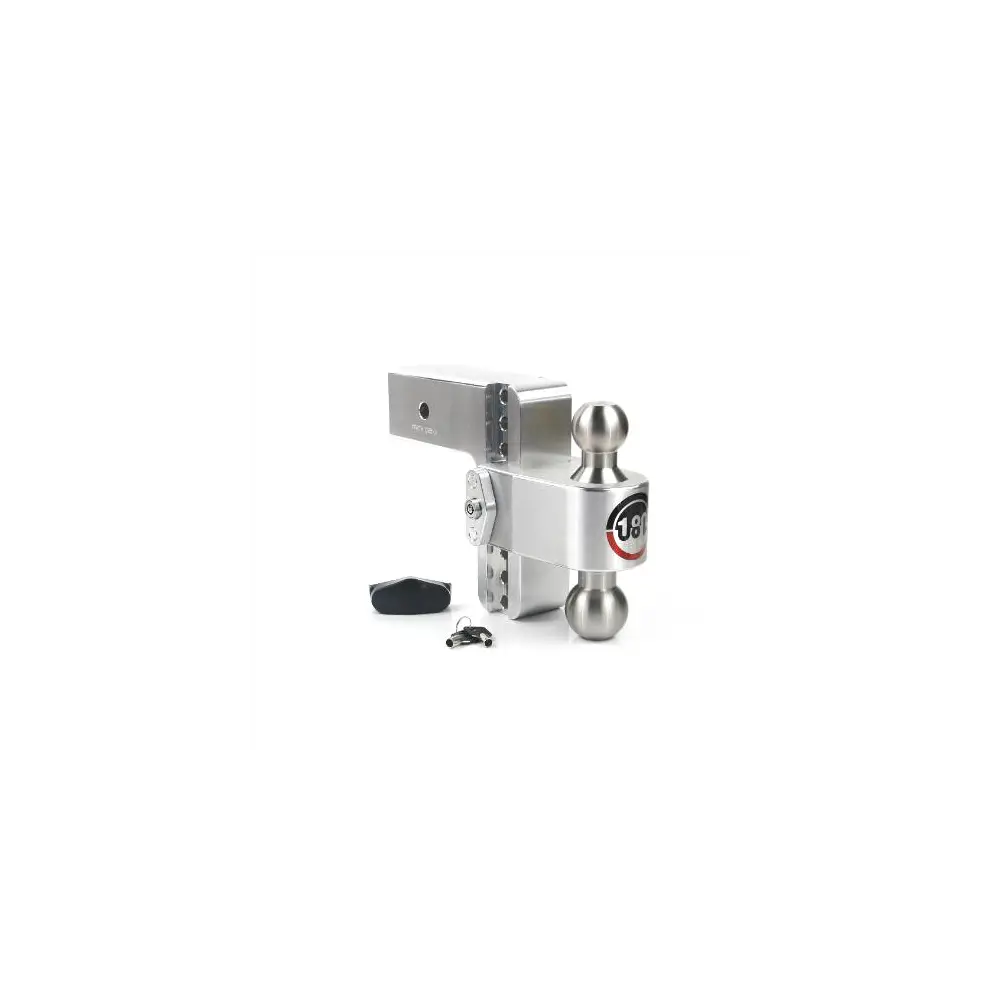 180 Degree Drop Hitch w/ Combo Ball - 6" Drop for 3" Shank- 21K Cap - WEILTB6-3